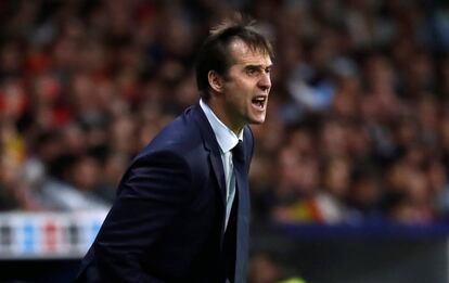 Lopetegui, durante el partido.
