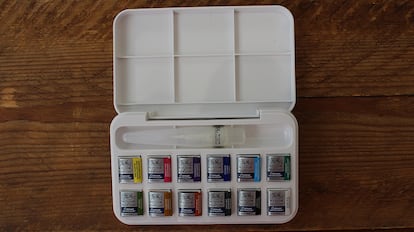 Acuarelas en estuche Winsor & Newton.