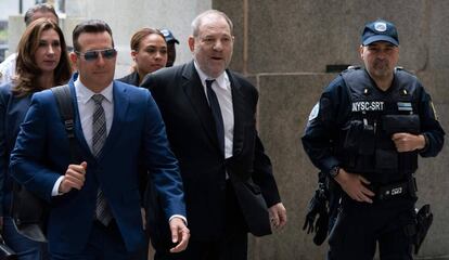 Harvey Weinstein, llega a la Corte Suprema de Nueva York, el pasado mes de abril.