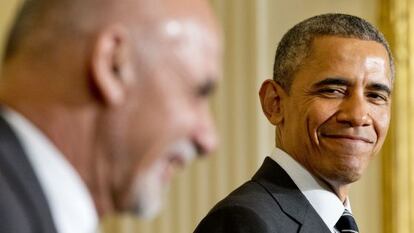 Barack Obama e Ashraf Ghani.