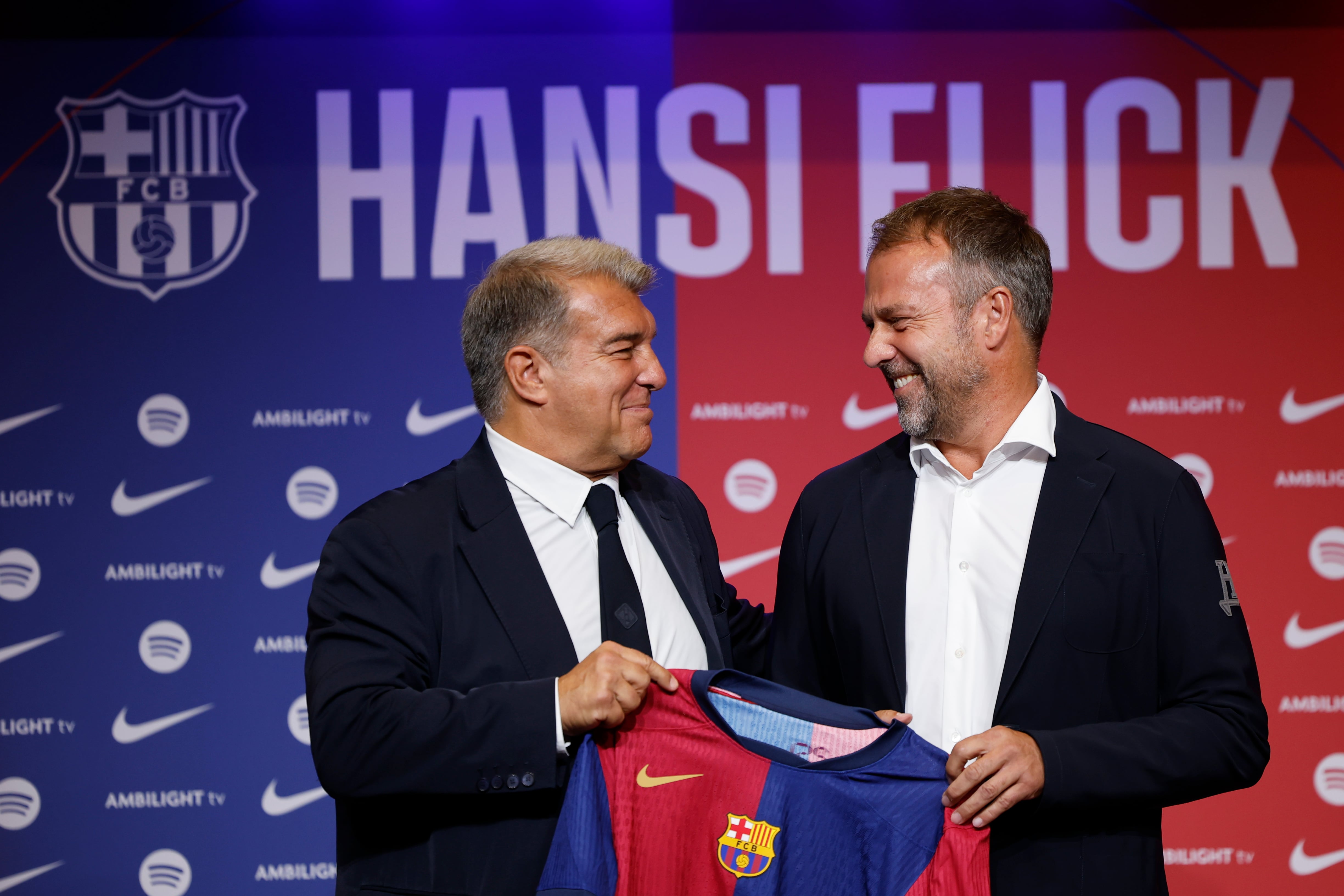 Hansi Flick, en su presentación: “No estoy lejos de la idea del Barcelona de Guardiola o Cruyff” 