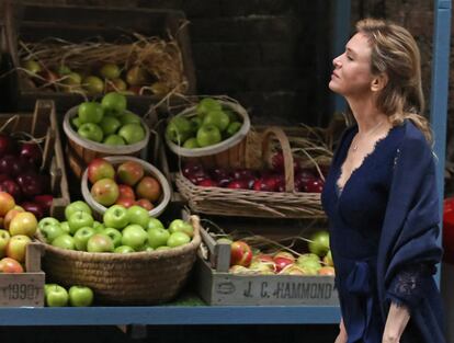 Renee Zellweger en el rodaje de ‘Bridget Jones’ Baby’ en el Borough Market de Londres.