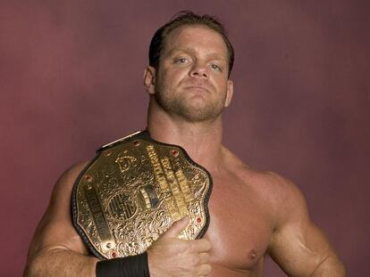 El luchador Chris Benoit en una fotografía facilitada por World Wrestling Enterteinment. La enciclopedia libre de Internet Wikipedia informó de la muerte de la esposa y el hijo del luchador 14 horas antes de que sucediera.