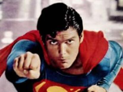 Personaje de superman interpretado por el actor Christopher Reeve