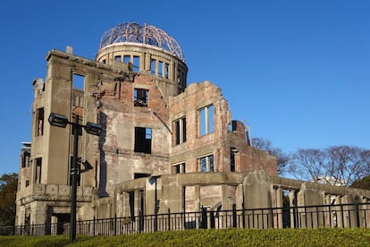 El único edificio que aguantó parcialmente en pie en un radio de 3,6 kilómetros es ahora un museo memorial del desastre atómico.