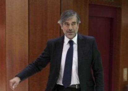 Enrique López, en el Tribunal Constitucional.