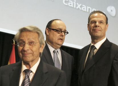 Julio Fernádez Gayoso, José Luis Pego y  Francisco Javier García de Paredes 
