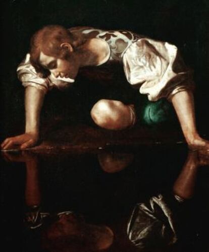 El Narciso de Caravaggio.