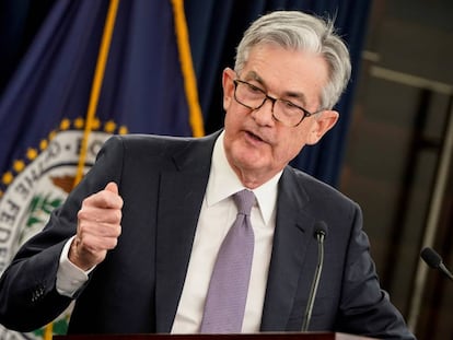 El presidente de la Reserva Federal Jerome Powell.