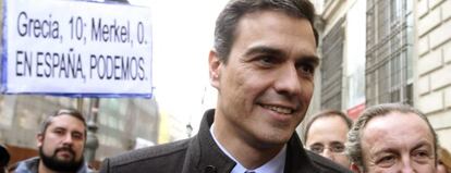 El secretario general del PSOE, Pedro S&aacute;nchez