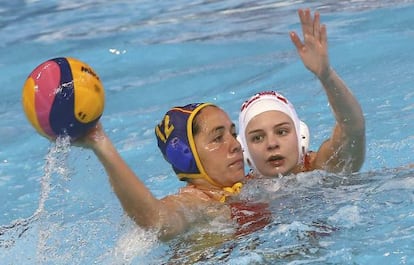 Laura López y Bozan en el España-Croacia.