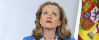 La ministra de Economía, Nadia Calviño.