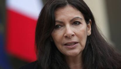 A prefeita de Paris, Anne Hidalgo.