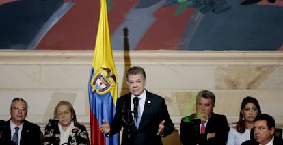 El presidente de Colombia, Juan Manuel Santos.