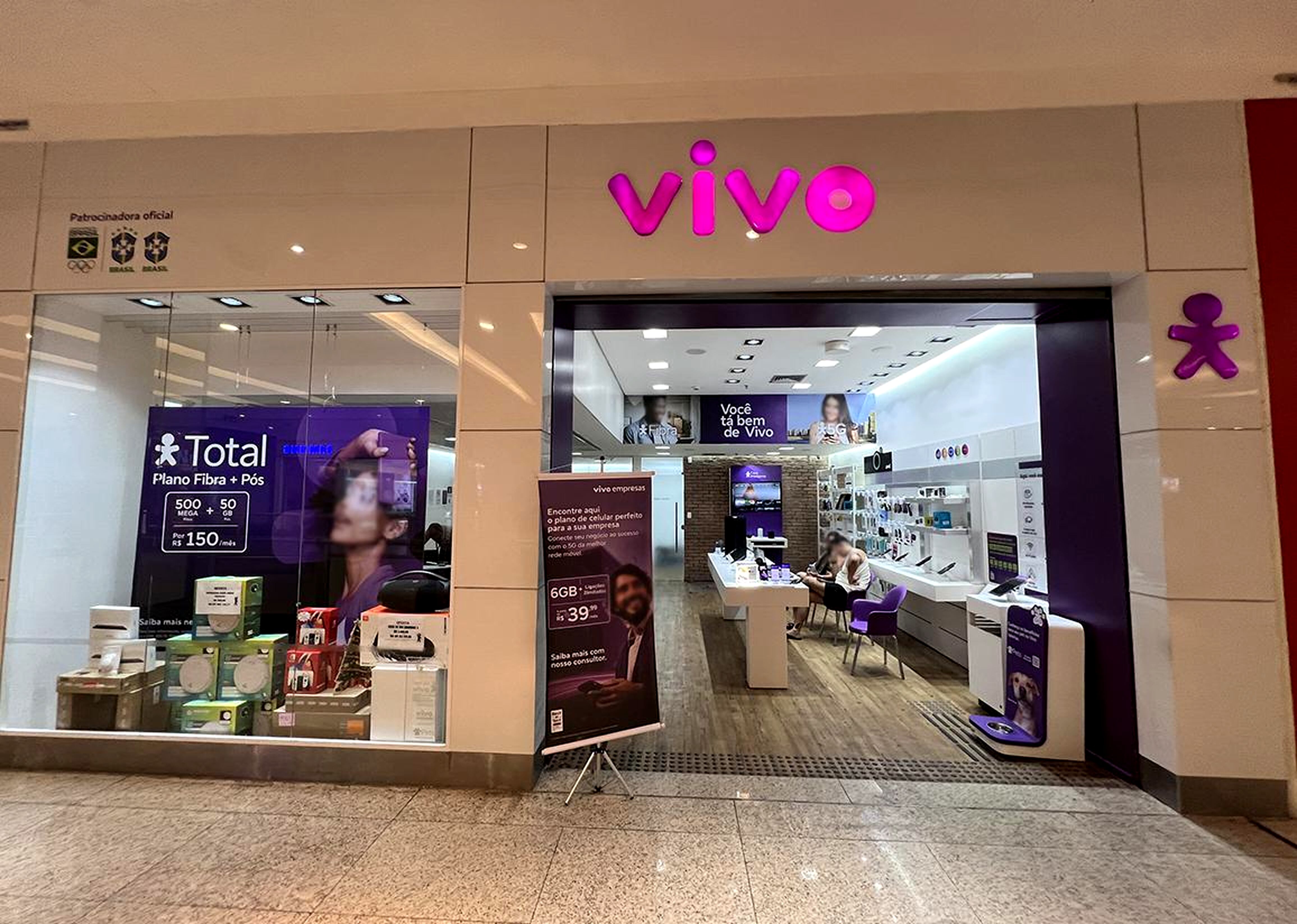 Una tienda de Vivo en Brasil.
