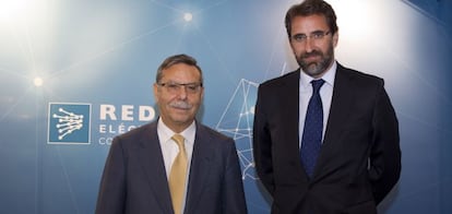 José Folgado, presidente de REE, y Juan Lasala, consejero delegado.