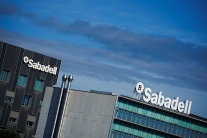 Las oficinas del Sabadell en Sant Cugat del Valles.