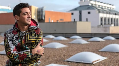 El cantante Muerdo, Pascual Cantero, en Madrid esta semana.