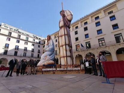 Nacimiento en la plaza del Ayuntamiento de Alicante.