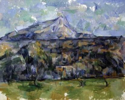 ‘La montaña de Sainte-Victoire’, de Paul Cézanne, que se expone en el Nelson-Atkins Museum of Art de Kansas City (EE UU).