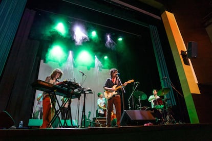 El músic Xarim Aresté en un concert a Mallorca.