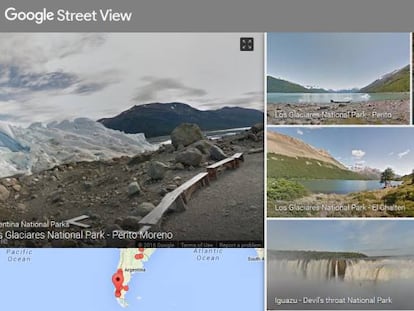 Los parques nacionales de Argentina, disponibles en Street View