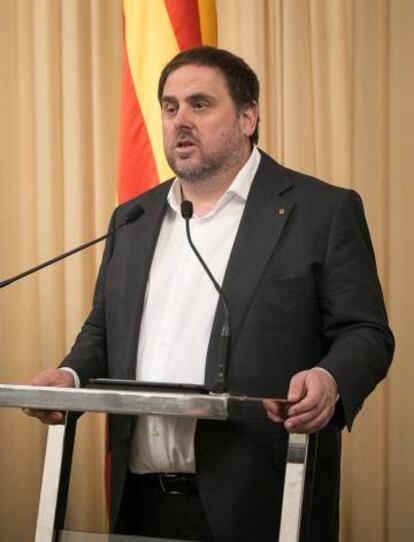 El vicepresident Oriol Junqueras.