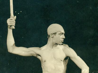 El bailarín cubano Eduardo Rivero Walker, durante una actuación.