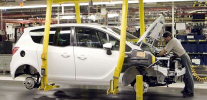 La fábrica de Opel en Figueruelas