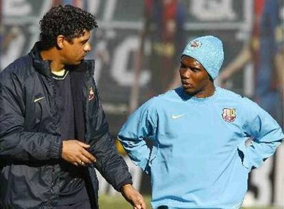 Rijkaard y Eto'o