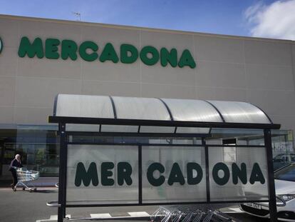 Un supermercado de la cadena Mercadona en Terrassa.