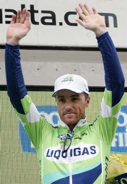 El italiano Luca Paolini, ganador de la duodécima etapa.