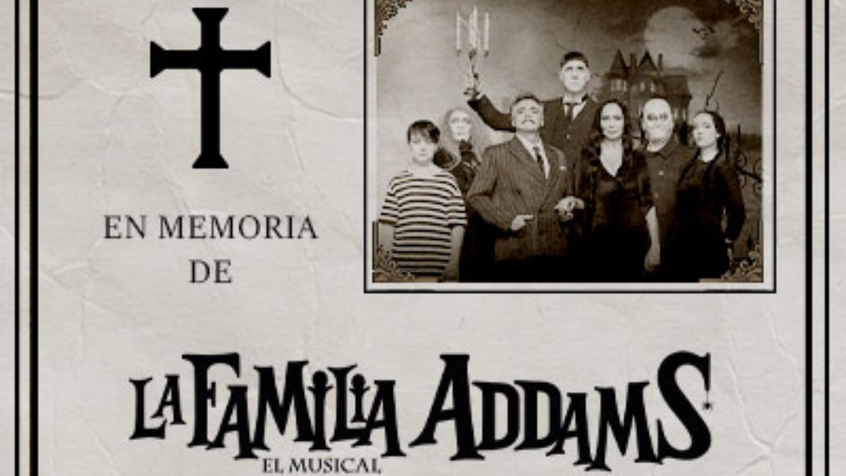 Imagen promocional del musical 'La Familia Addams'.