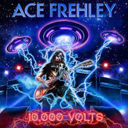 Portada del disco de Ace Frehley, ‘10,000 Volts’. 