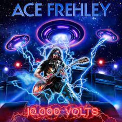Portada del disco de Ace Frehley, ‘10,000 Volts’.