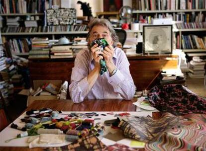 Paul Smith, en su oficina de las inmediaciones de Covent Garden, en Londres, el pasado mes de junio.