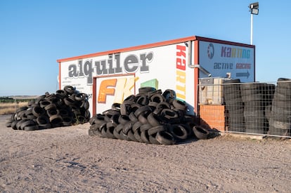 Detalle del circuito FK1 en Villaverde de Medina (Valladolid). 