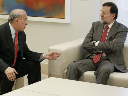 Gurría and Rajoy in a file photo.