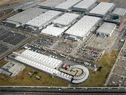 Vista aérea de los pabellones de IFEMA, en el parque ferial Juan Carlos I.