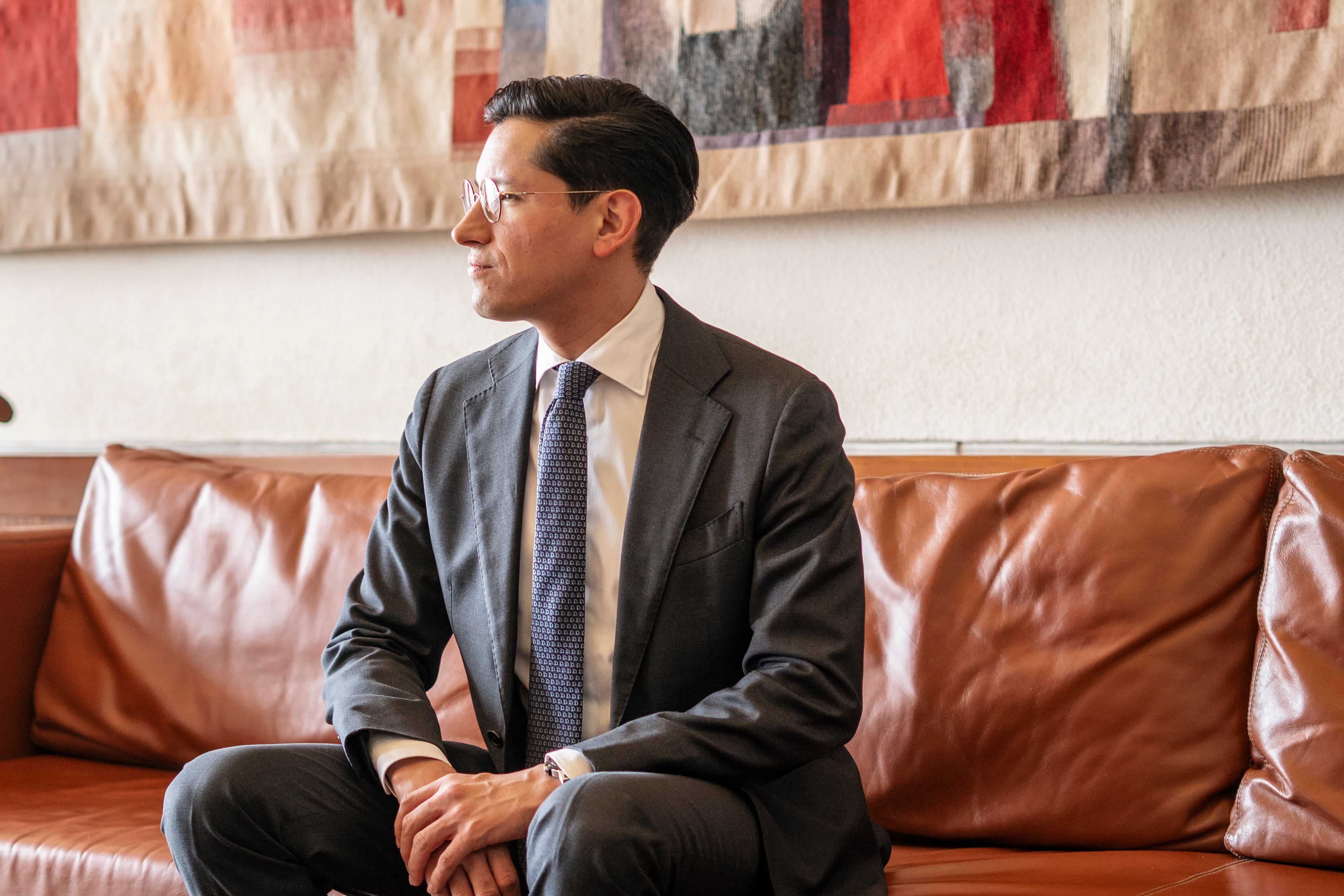 El canciller Roberto Velasco.