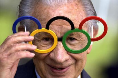 Sidney (Australia), 10 de septiembre de 2000. José Antonio Samaranch, presidente del Comité Olímpico Internacional (COI).