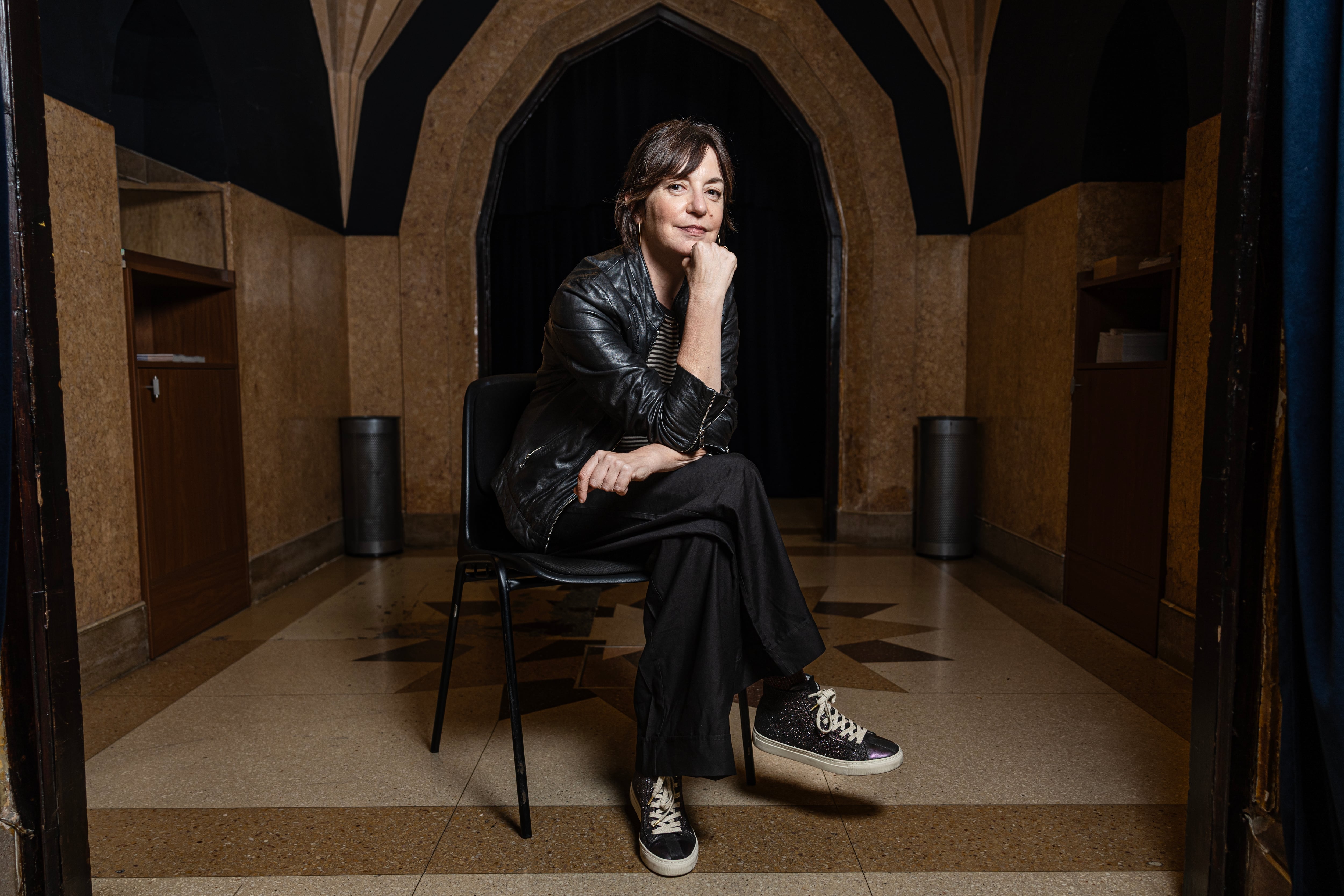  La actriz Ágata Roca, en el teatro de La Abadía. 