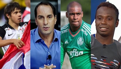 Romero e Edmundo; Jaílson e Edílson: ofensas raciais no futebol.