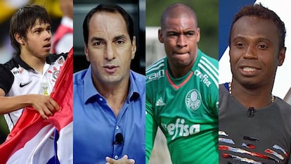 Romero e Edmundo; Jaílson e Edílson: ofensas raciais no futebol.