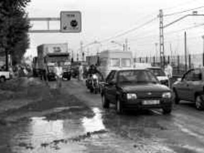 B36204 - (4/ago/00) - color - Inundaciones a la altura de Mataró - Foto: Manolo S. Urbano.