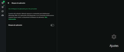 Paso para proteger la aplicación WhatsApp Web