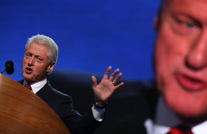 El expresidente Bill Clinton pidió la reelección de Barack Obama durante su intervención