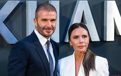 David y Victoria Beckham en la presentación del documental de Netflix 'Beckham', el 3 de octubre de 2023 en Londres.