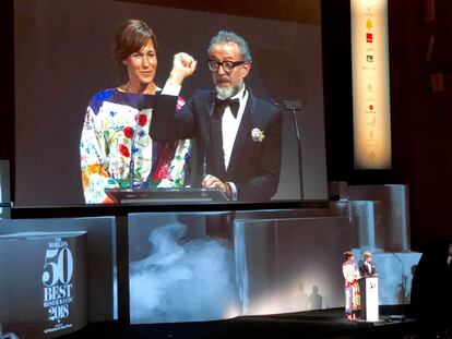 MAXIMO BOTTURA, GANADOR, JUNTO CON SU ESPOSA / CAPEL 