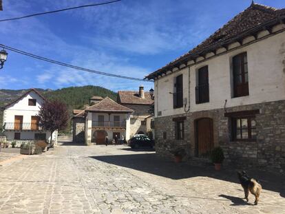 Una calle de Fago el pasado 9 de mayo.